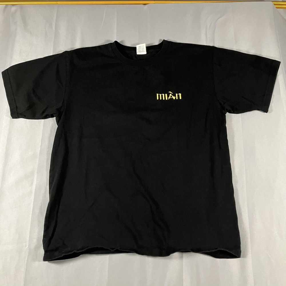 Mian Noodle Shirt Mens‎ Large Black Graphic Chinese Food Restaurant Tee